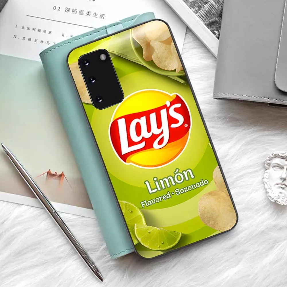 Snack Food Potato L-Lays Phone Case For Samsung S 9 10 20 21 22 23 30 23plus lite Ultra FE S10lite Fundas