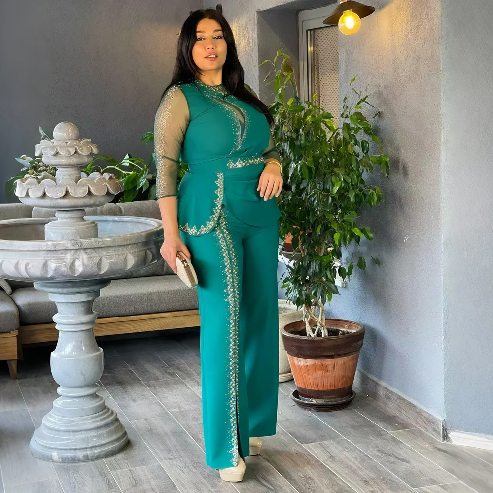 2 Piece Set Africa Clothes 2025 New Dashiki African Summer Fashion Suits Top And Trousers Plus Size Party Clothing for Lady image 2