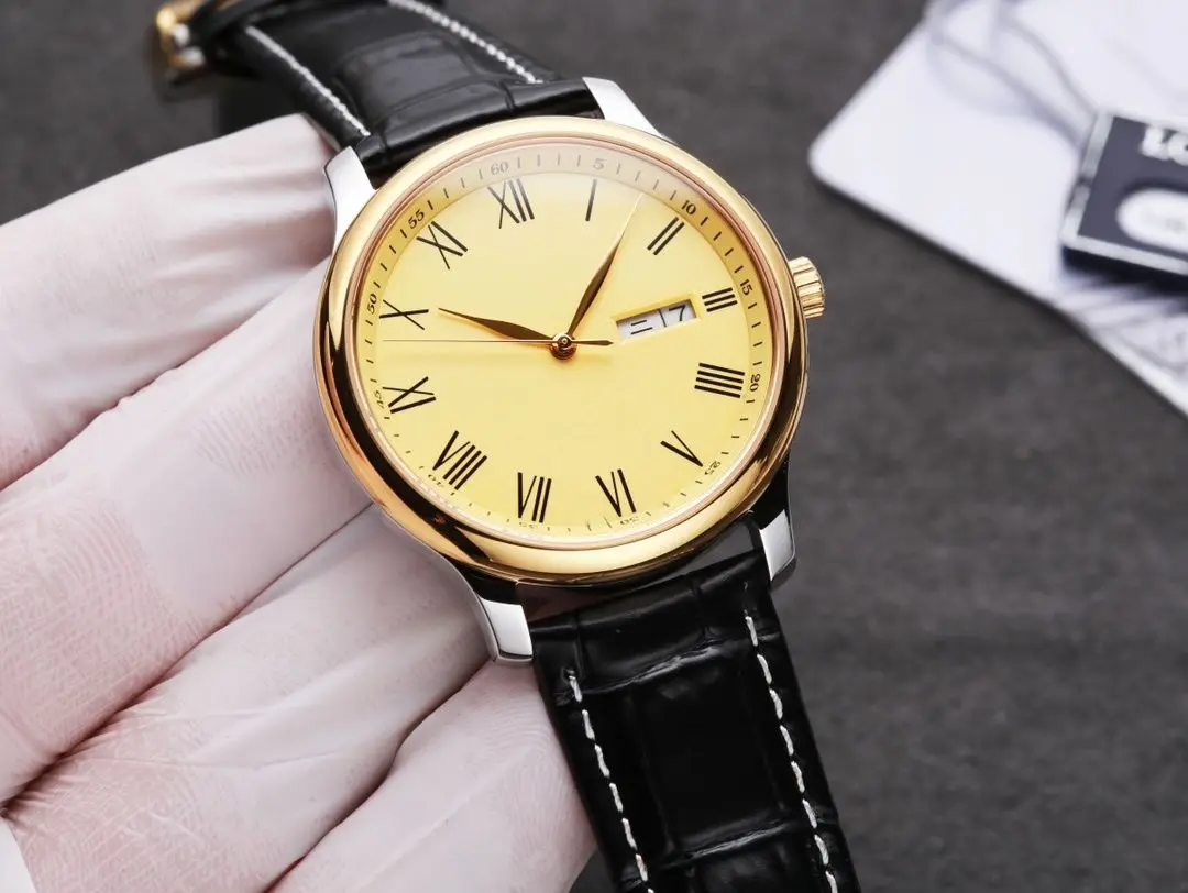 Lovers Pair Designer Style Men's Watch Women's Watch Couple Wristwatch Matching Dial Quartz Watch Waterproof Luminous Hands Leather Band Romantic Dress Clock For Valentine Gift