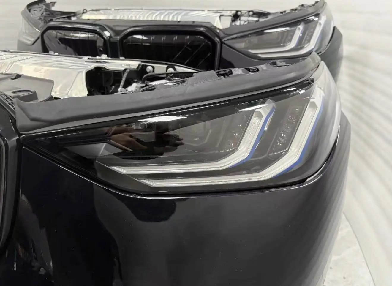 Immagine 4: Kit Carrozzeria Auto per X3 G45 G48 G08, Paraurti Anteriore Completo con Fari e Spoiler