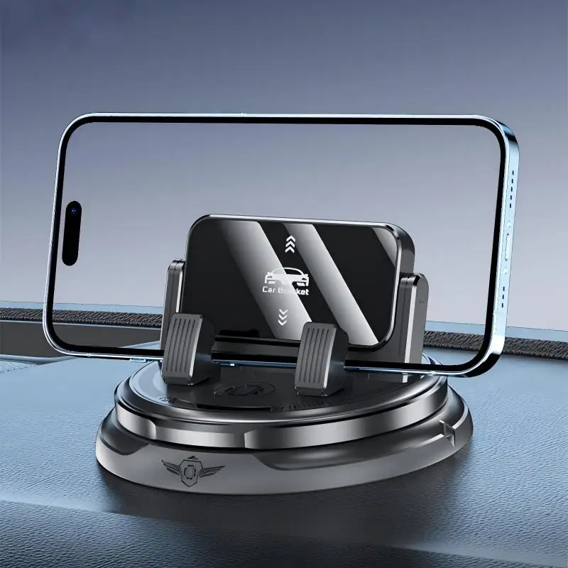 Car Phone Mount with Parking Number Plate Anti-Slip Dashboard Holder 360 Degree Rotation Head-Up Navigation Mobile Phone Stand - view 2