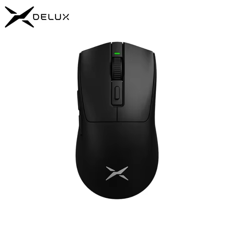 Delux M600 Wireless Gaming Mouse PMW3395 49g Lightweight 2.4G Dual Mode Connection Macro Rechargeable Mice for PC Gamer