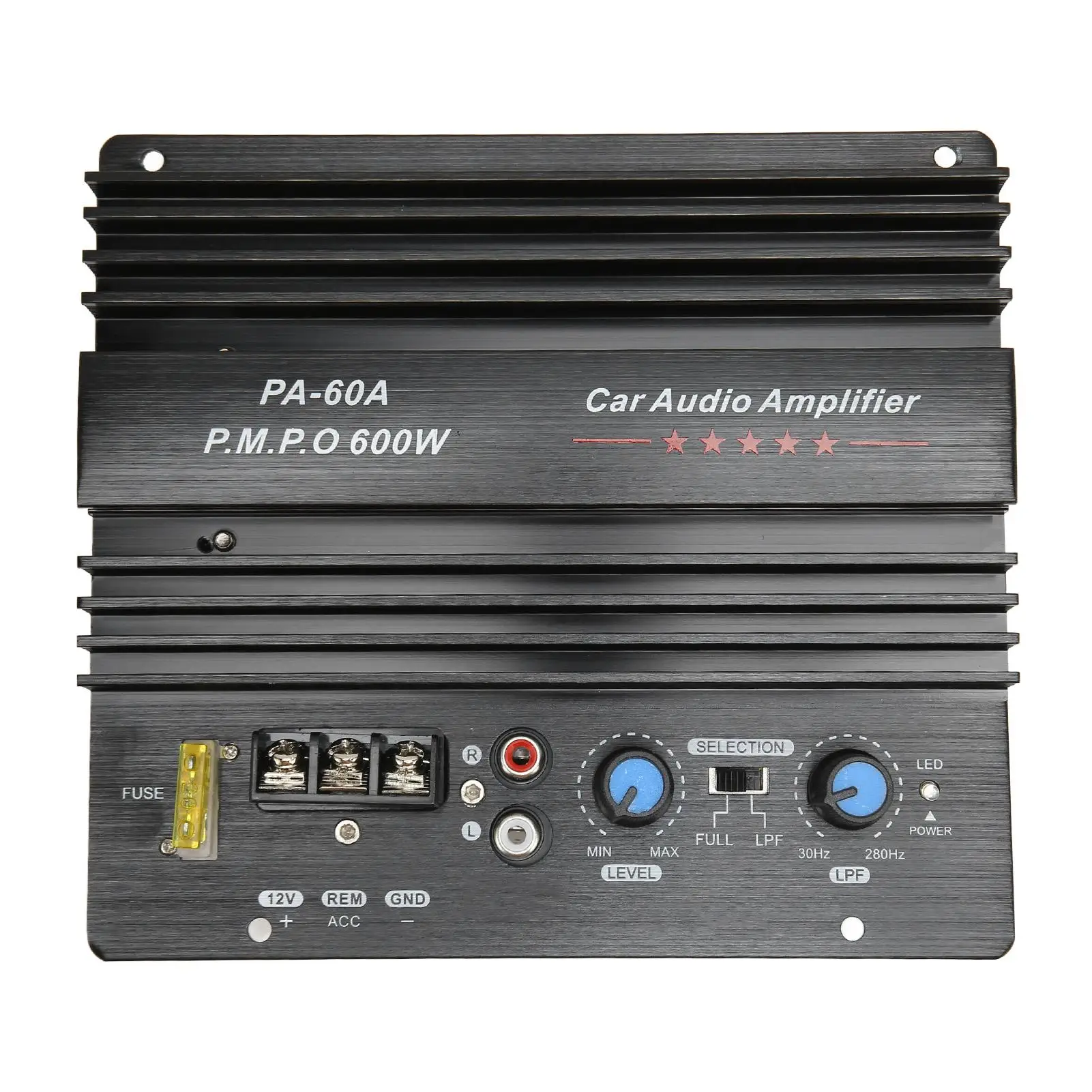 

12V 600W Car Sound Power Amp Board: High Power Bass Subwoofer, Hot Sale
