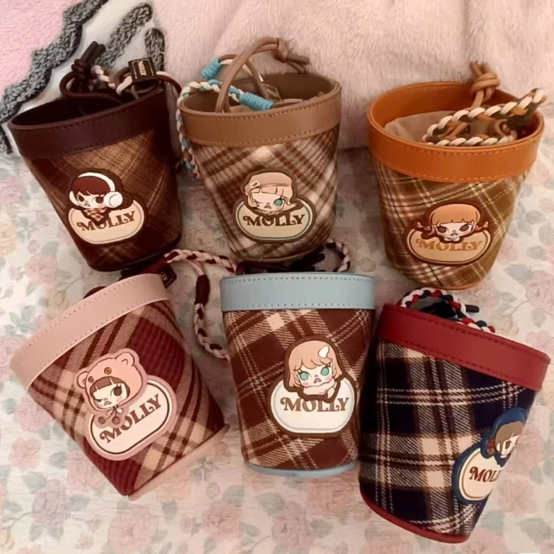 

Original Pop Mart Mollys Guide To Embracing Winter Positively Series Mini Bag Blind Box Bucket Bag Birthday cute Surprise Gift