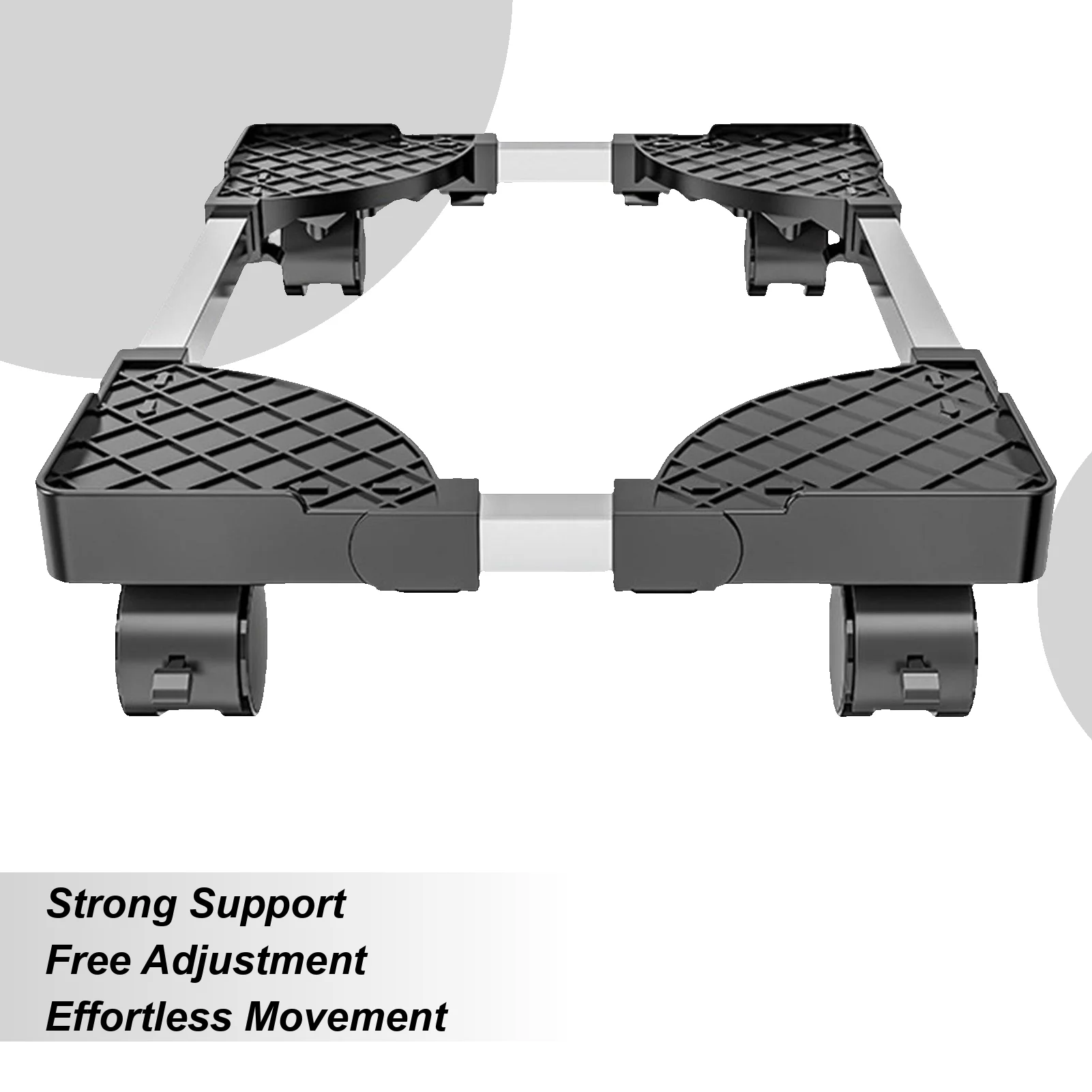 CPU Stand Tower Stand Computer Hosting Bracket Under Desk with Rolling Caster Wheel PC Mainframe Telescopic Rack for PC Computer