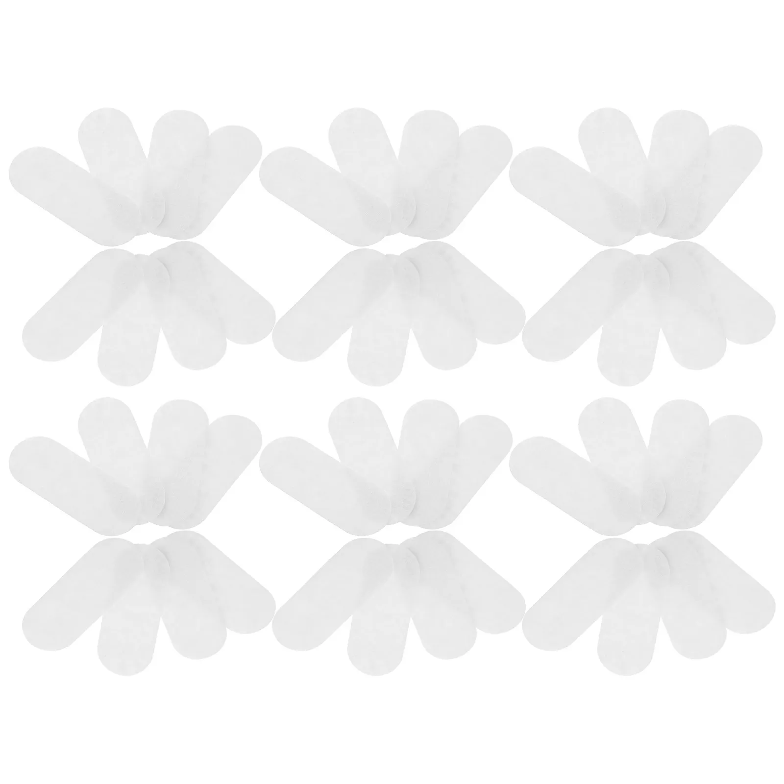 

100Pcs Water Drop Clip Felt Pads DIY Hair Accessories Supplies for Barrette Making Headdress Crafting Hairpin Fixing Cushions
