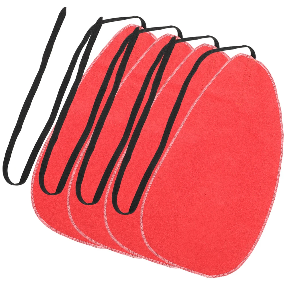 

4 pcs Flute Cleaning Cloth Sax Clarinet Cleaning Tools Music Instruments Maintenance Cloth For Dust Oil Stains Removal Durable
