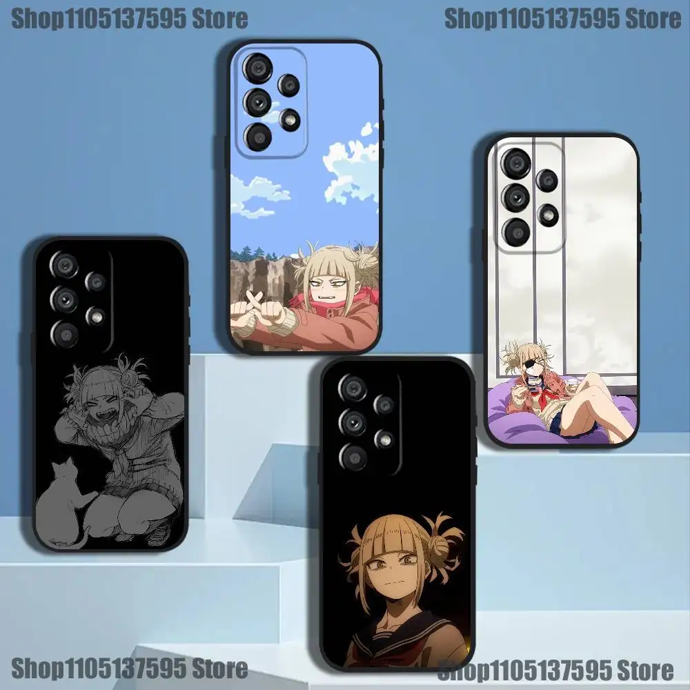 Etui na telefon Anime Toga Himiko do Samsung Galaxy A73,31,32,72,41,53,52,71,22,5G,Note,J7,8,9 Miękka czarna obudowa