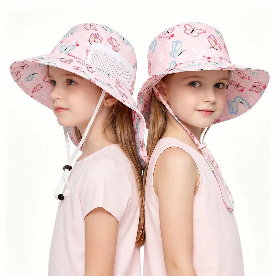 Baby hat - Children's boy's infant sun hat - Net cap - Sun protection beanie - Summer hat