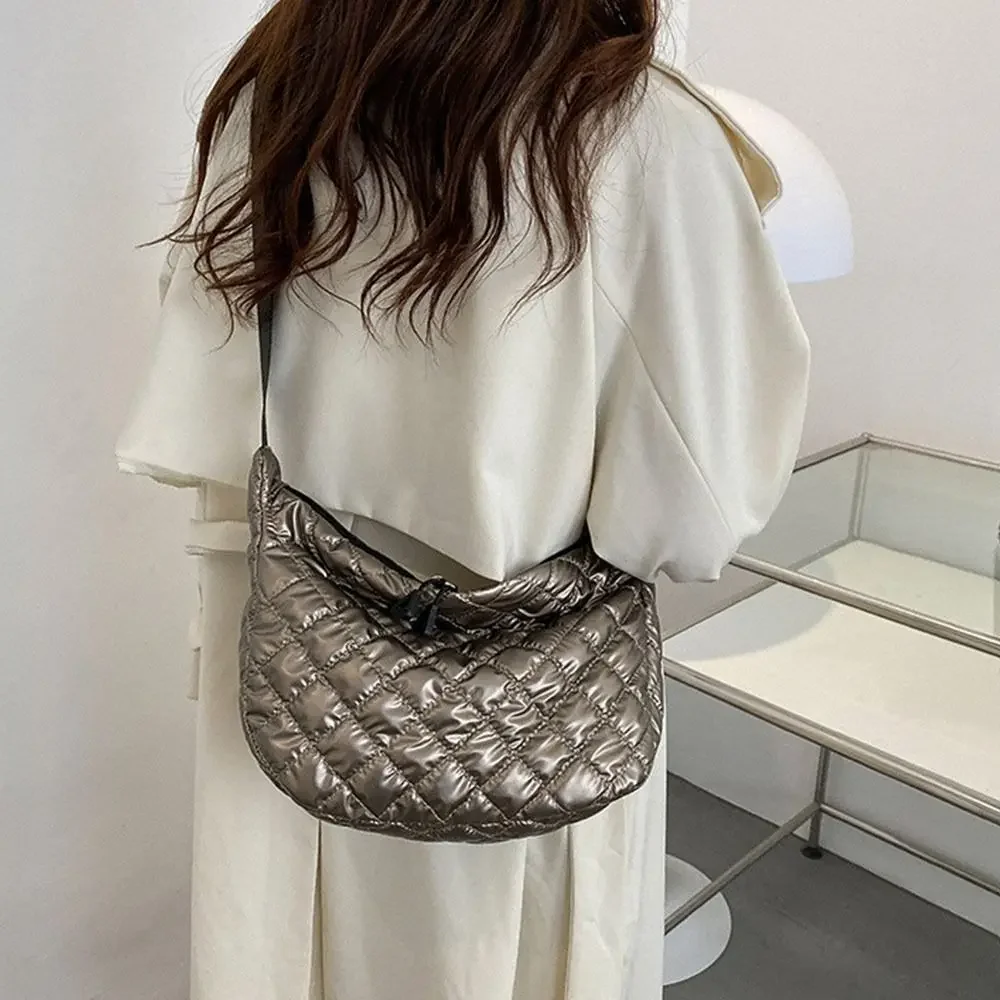 

Women Down Cotton Large-capacity Underarm Bag Tote Bags Shoulder Crossbody Bags Handbags