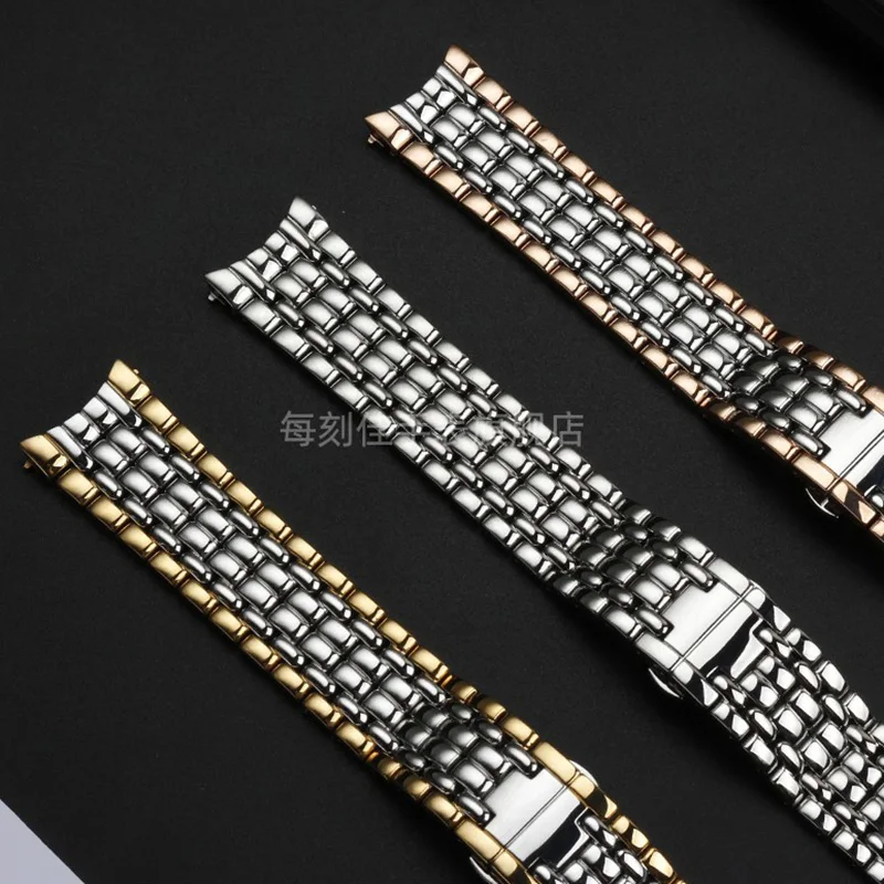 Stainless steel bracelet for Longines magnificent watch strap L4.921/L4.805 metal watch strap men\'s precision wristband 18 20mm