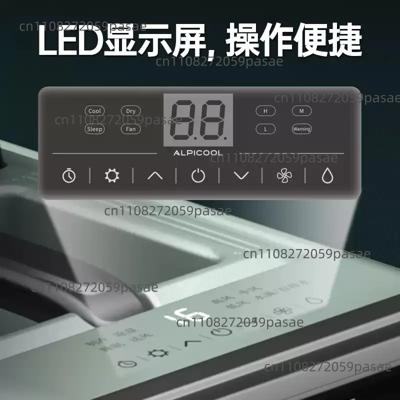 Portable Air Conditioner with Built-in Compressor: Single-Cooling, Home and Car Use