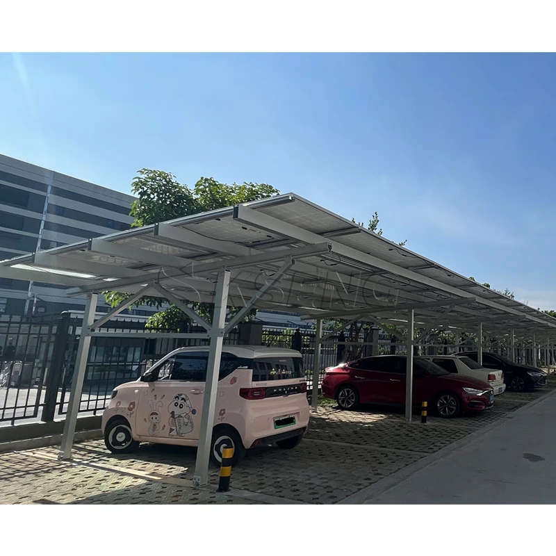 Solar Carport Aluminium Struktur Pemasangan Panel Surya Carport Solar Mount System Mounting Bracket Carparking