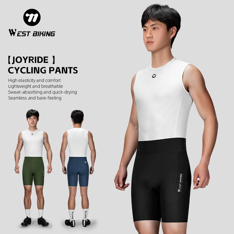 

Велосипедные шорты WEST BIKING, дышащие велосипедные брюки, нижнее белье, легкие летние 5-часовые спортивные велосипедные нагрудники, шорты