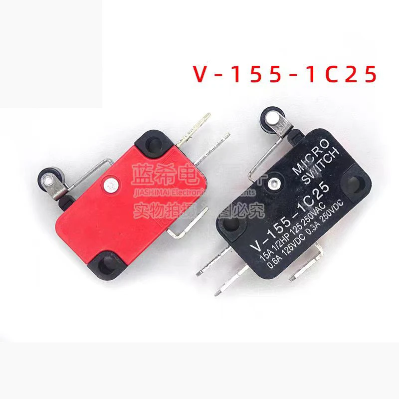 Momentary Travel Limit Micro Switch 1NO1NC 3pin Lever Roller V-15 V-151 V-152 V-153 V-154 V-155 V-156 Microswitch