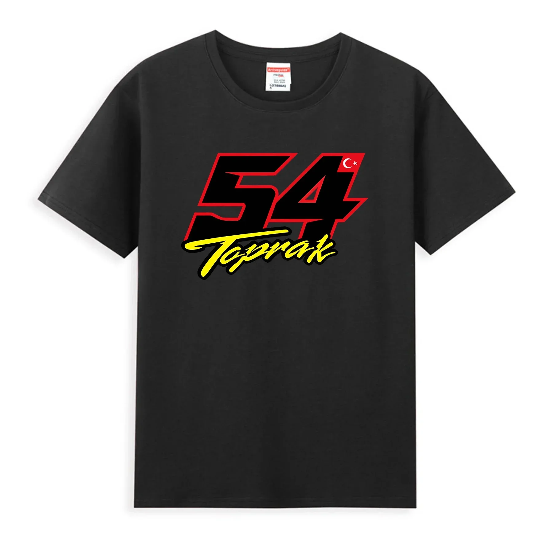 

2024 Toprak Razgatlioglu Number 54 GP Racing T-Shirt Men Short Sleeve Boy Adventure Sport Casual White Tops Motorcycle Rider Tee