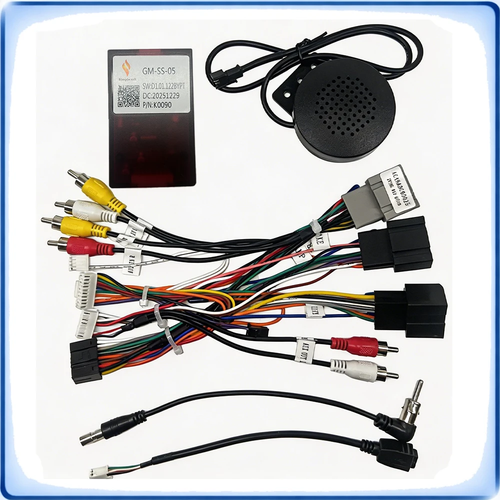 

Car Radio Wiring Harness with CANBUS Decoder for Buick Enclave GMC Android Head Unit Stereo Adapter Cable