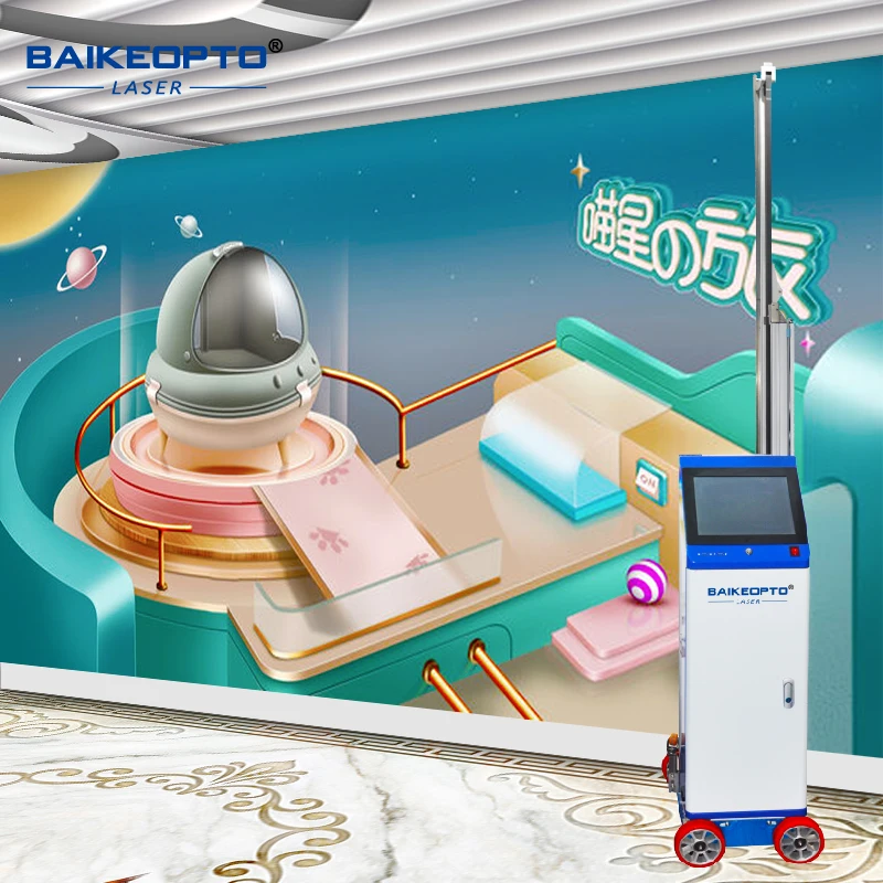 BK-GW16B AI Smart Inkjet Wall Printer - Automatic Large-Scale Wall Painting Machine for Murals & Decor