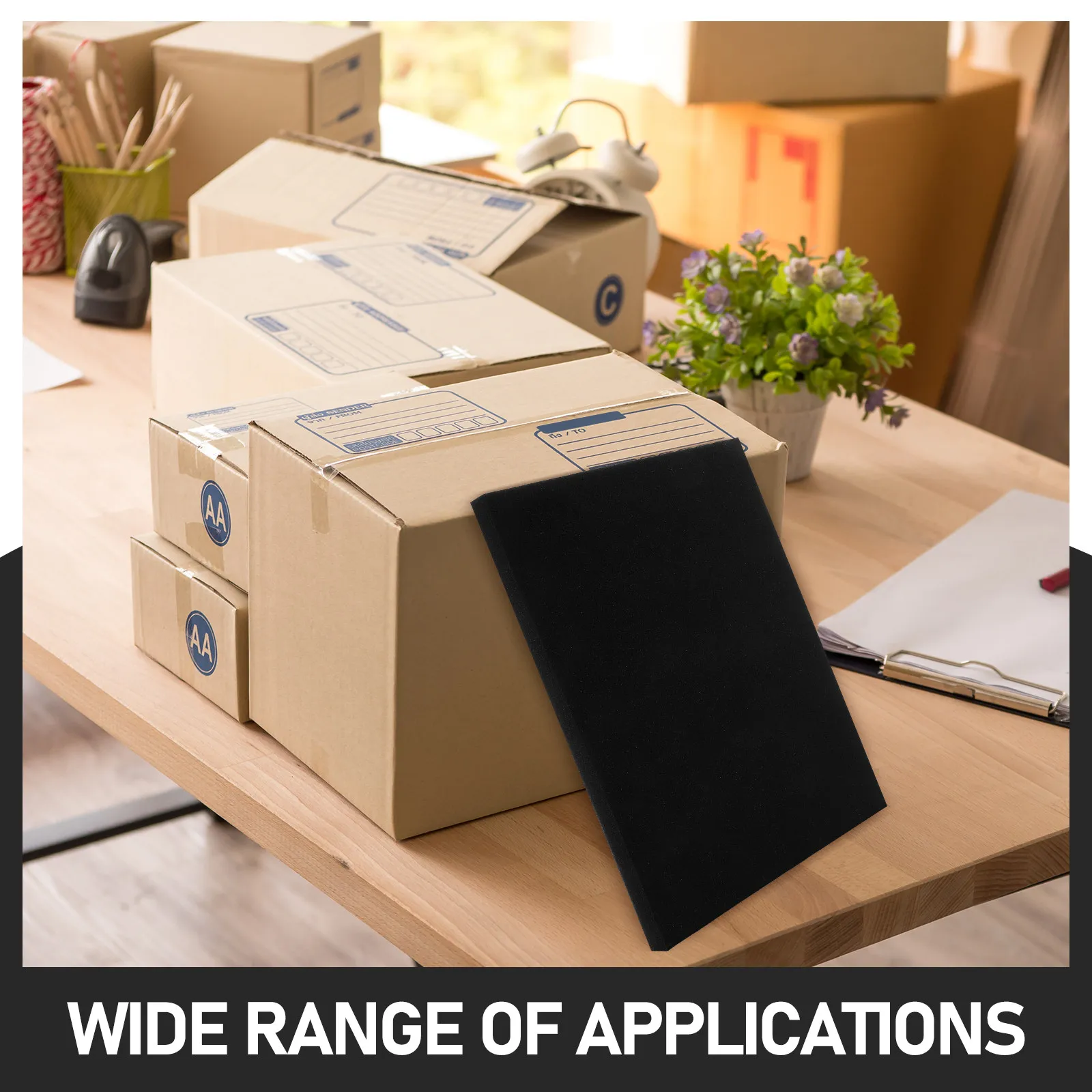 4Pcs Foam Cushion Pad For Shipping Packaging Craft Maker Padding Sheets Shockproof Sponge Lining Cushioning Material