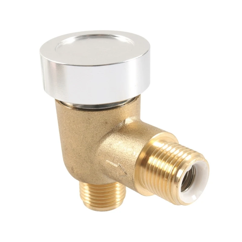 QM เช็ควาล์วเบรกเกอร์สุญญากาศทองเหลืองสำหรับระบบน้ำรถบ้านป้องกันน้ำรั่ว