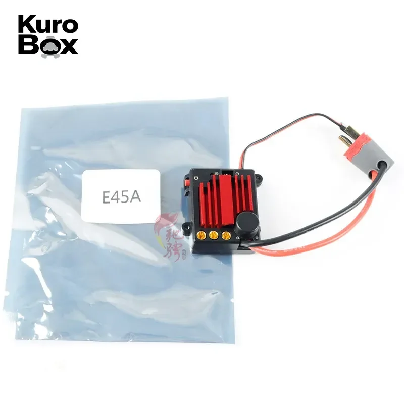 E45A Brushless ESC Electronic Speed Controller, Universal Spare Parts for MJX 16208 16209 16210 14301 RC Car Hobby Repair