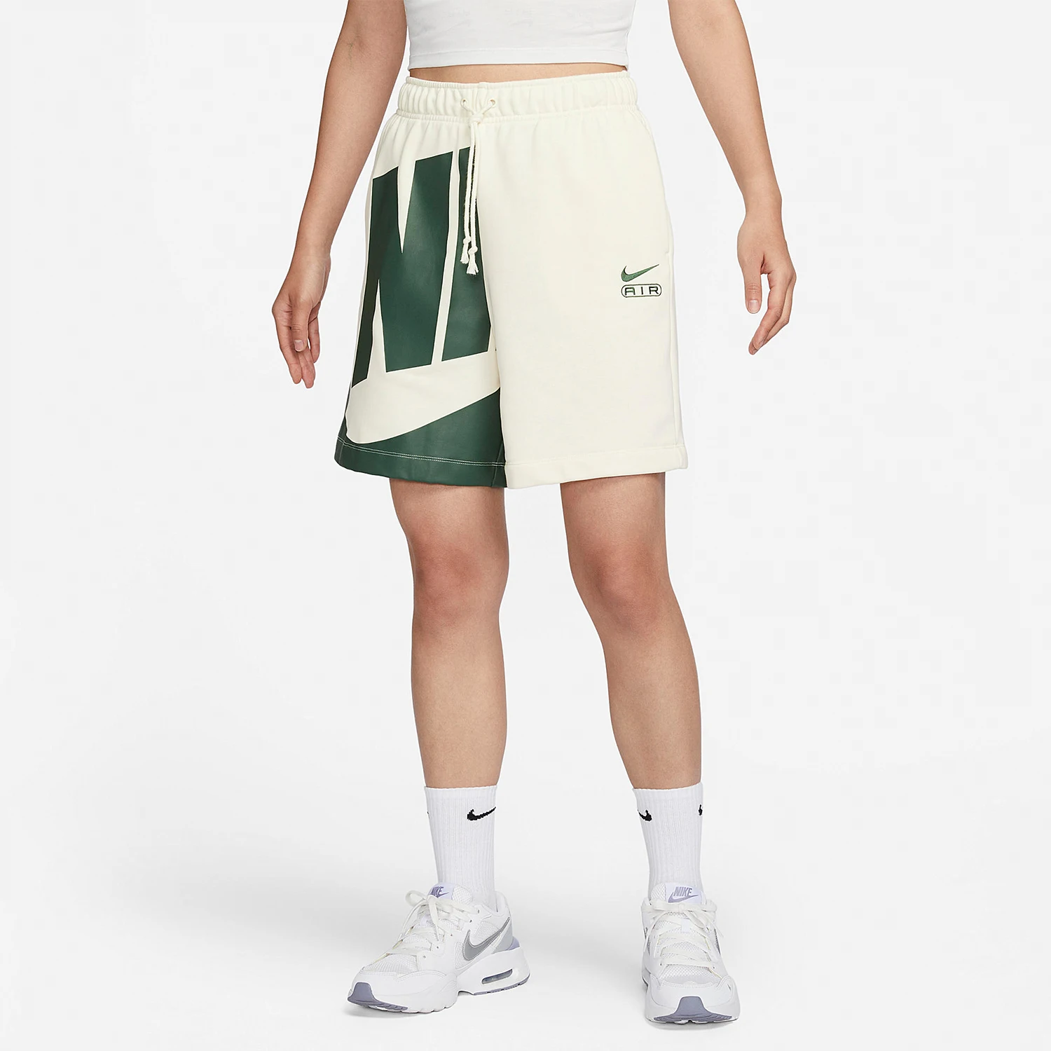 

Nike Official 2024 New Women's Drawstring Elastic Waist Sport Shorts FN2247-110