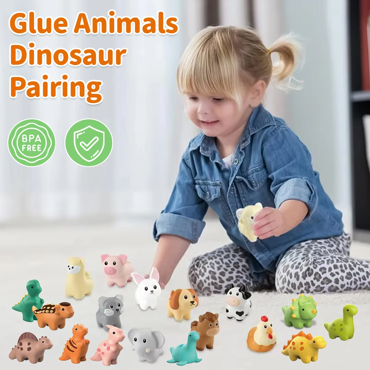 Jouets de jeu de correspondance d'animaux Montessori, améliore l'imagination et la capacité de reconnaissance des couleurs, jeu éducatif préscolaire, jouet cadeau