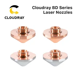 Cloudray OEM 섬유 커팅 헤드 레이저 노즐, 단일 및 이중 레이어, 직경 25mm, 구경 0.8 - 6.0mm BD 시리즈