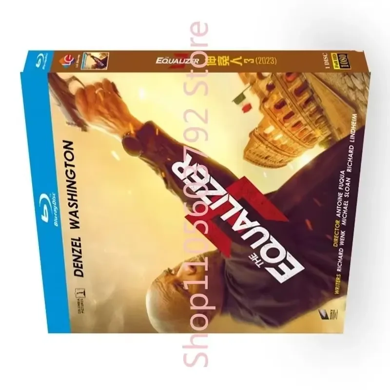 The Equalizer 3 (2023) Blu-ray Disc BD DVD Nouvelle boîte d'emballage