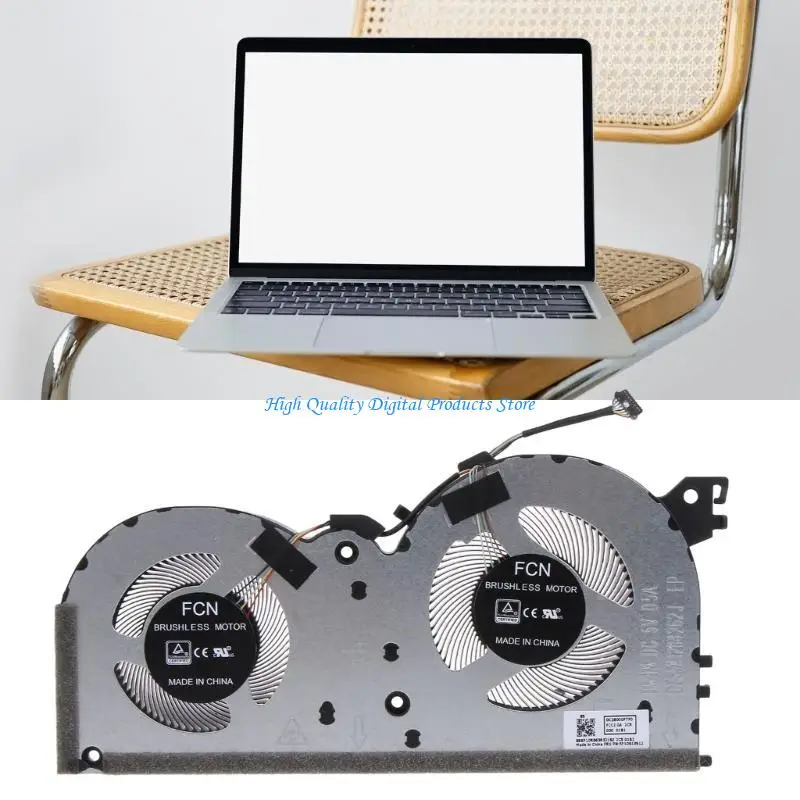 U2je Laptop CPU/GPU/CPU + GPU-koelventilator voor gaming 3i-15imh