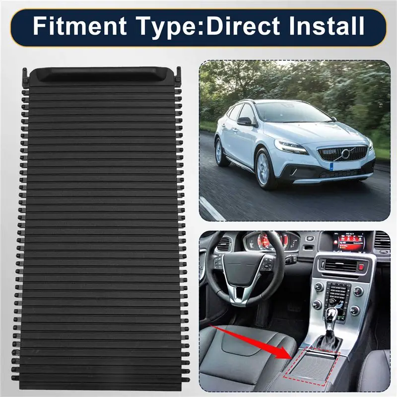 Car Center Console Armrest Box Roller Blinds Front Cup Holder Roller Curtain 08632777 For Volvo V40 2014-2019-A91R - view 3