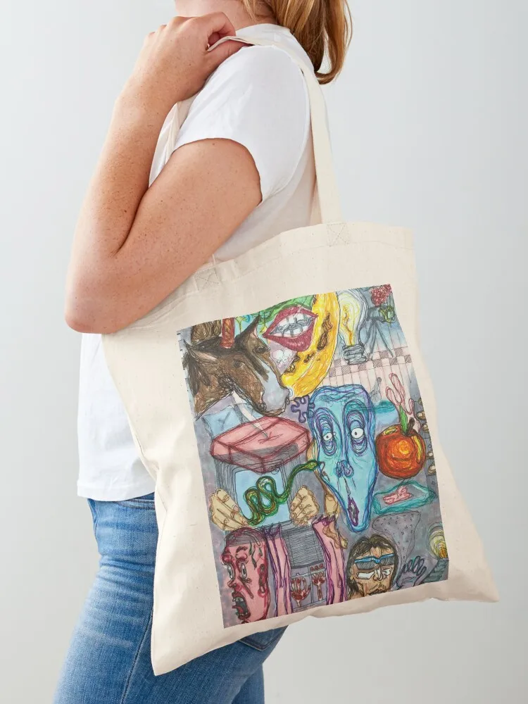 Abstract Sketch Tote Bag hand bags reusable shopping bag tote bags cloth bags