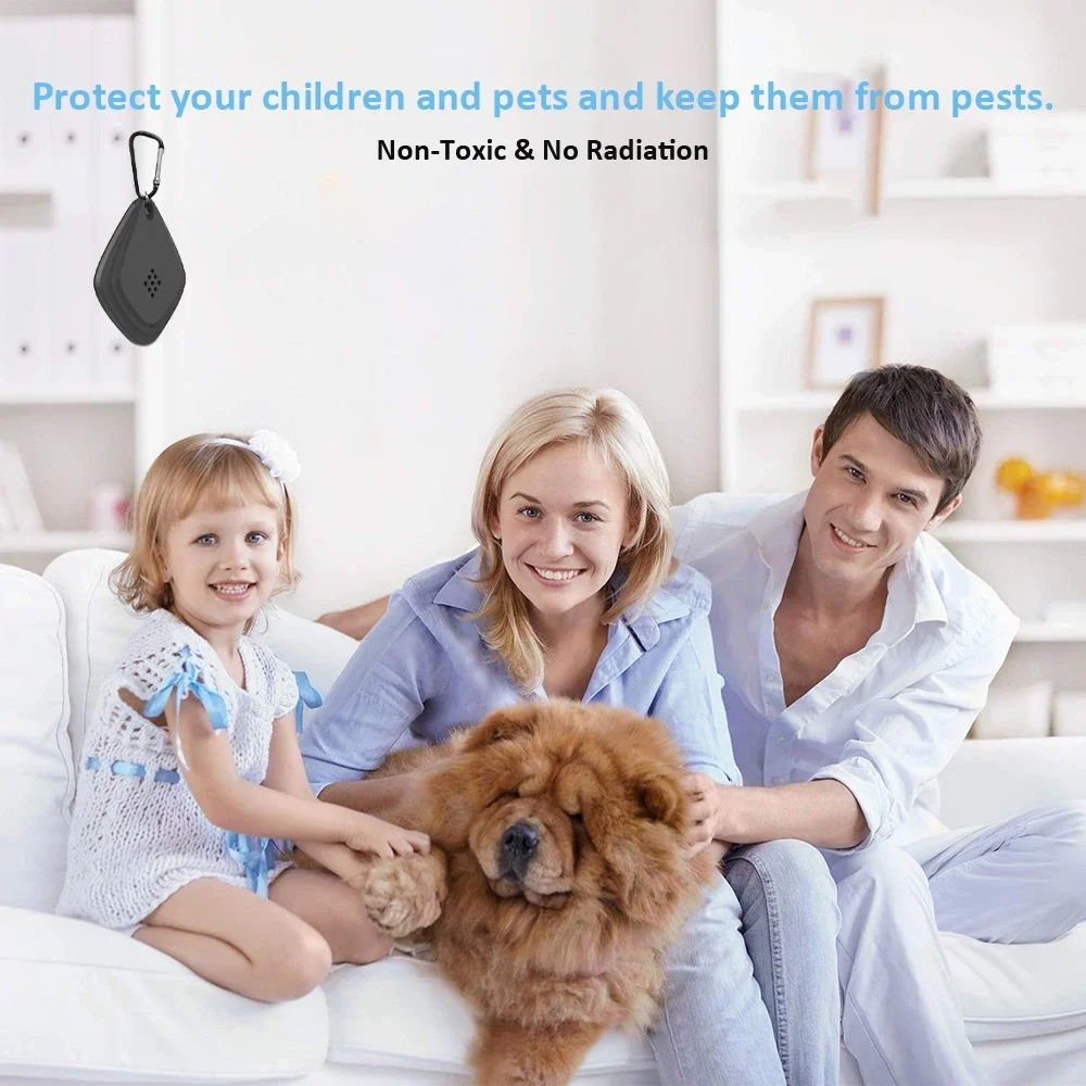 Electronic Mosquito Repeller Ultrasonic Killer safe for child pet Portable Pest Insect Fly Mouse Summer Camping Hiking Kitchen view 6