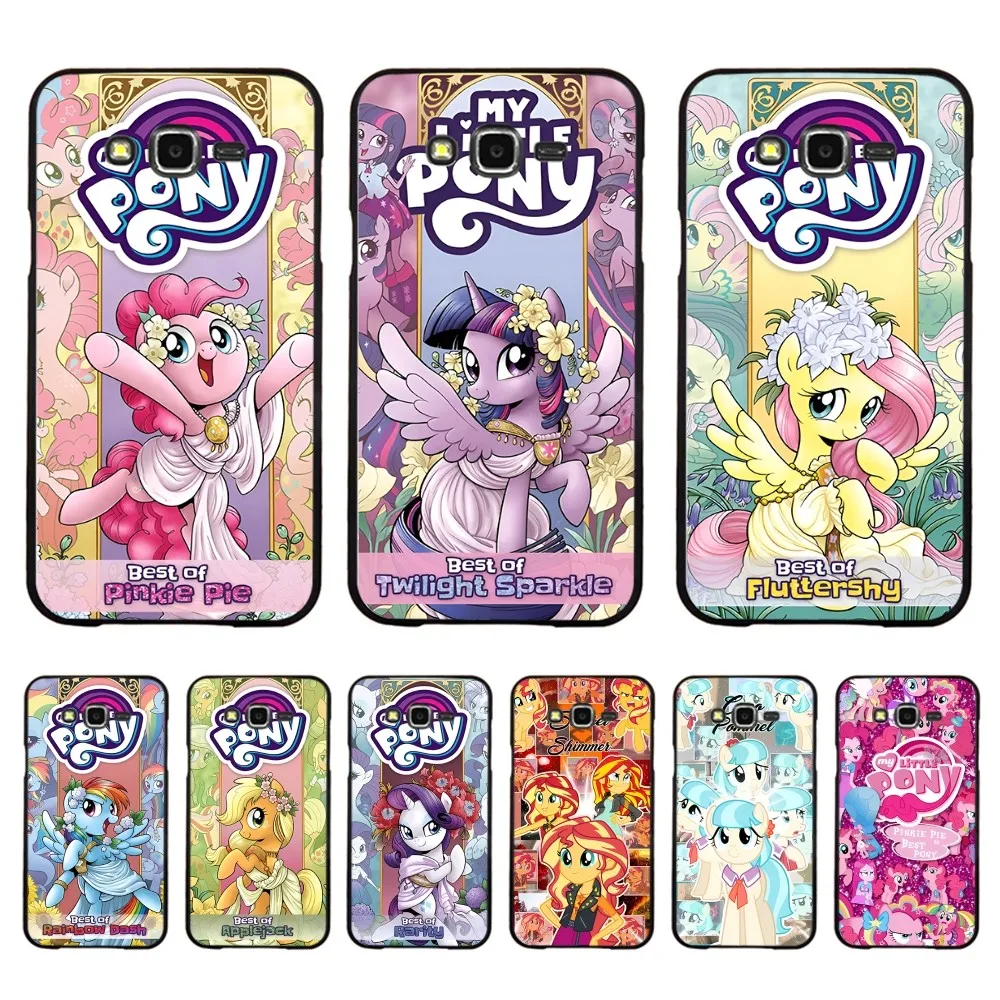 M-My Cartoon P-Pony L-Little Phone Case For Samsung J 7 plus 7core J7 neo J6 plus prime J6 J4 J5 Mobile Cover