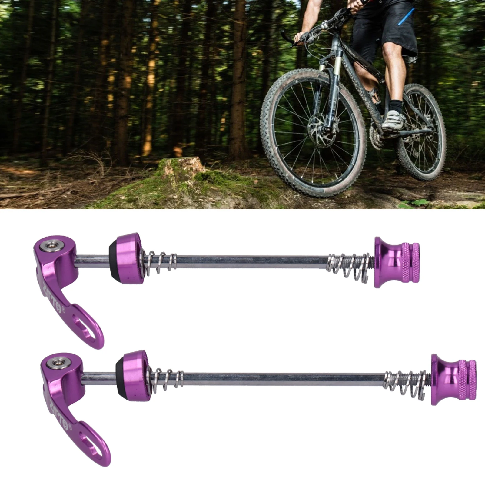 Front Rear Skewer Front Rear Skewer ZTTO Road Mountain  Quick Release Skewers  Front Rear Skewer Accessory