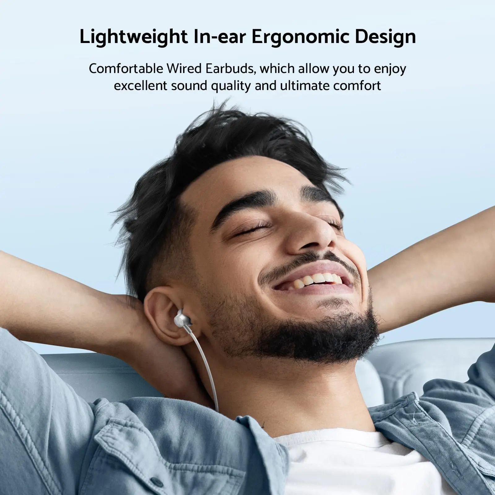 سماعة رأس سلكية داخل الأذن HiFi Music Earbud Handfree سماعة أذن من النوع C 3.5 ملم مع ميكروفون سدادات أذن سلكية لأجهزة الكمبيوتر المحمول Samsung Xiaomi Tablet #6