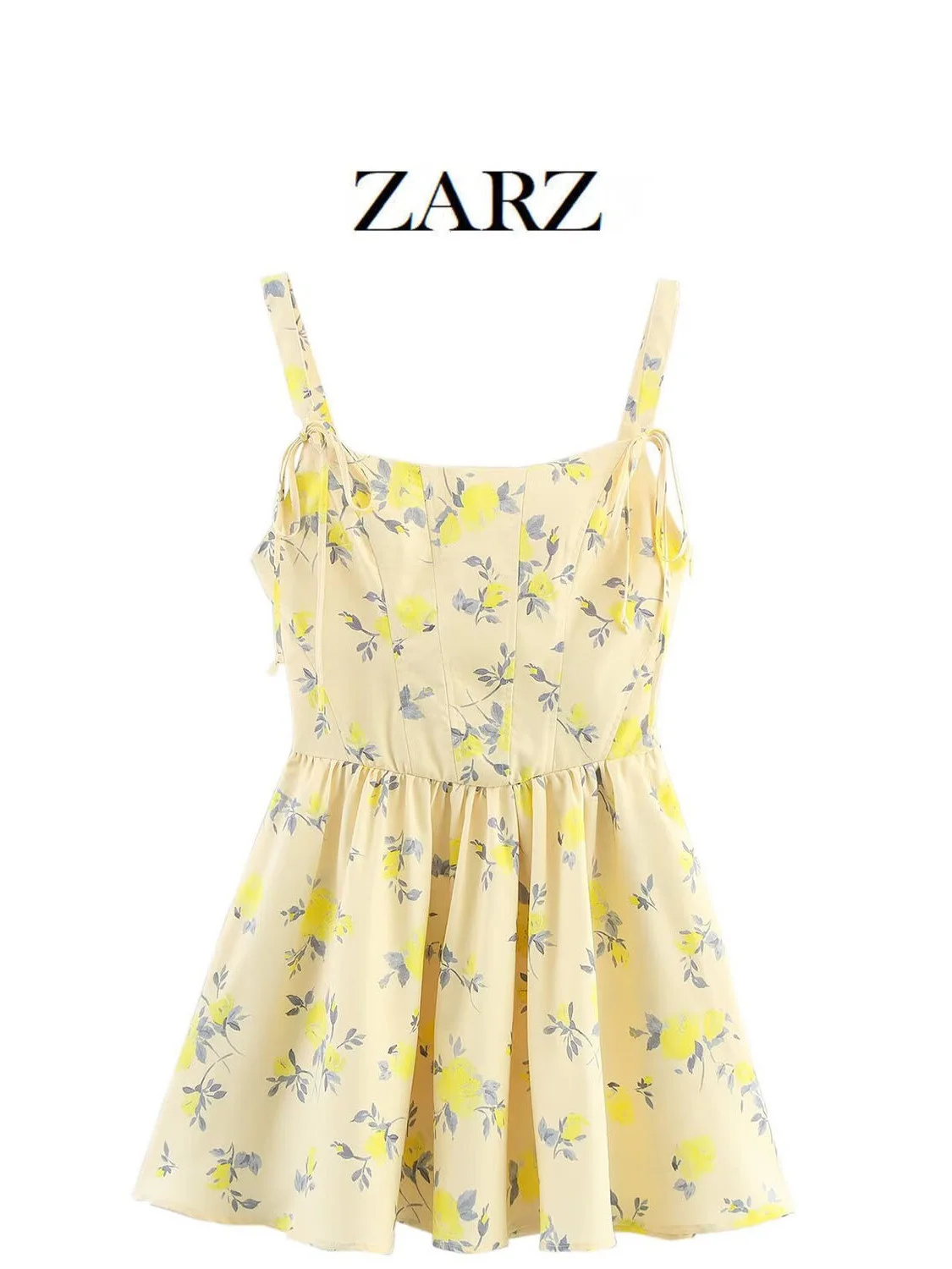 ชุดเดรสไหมพรมถักสำหรับผู้หญิง ดีไซน์ทันสมัย ใส่ได้หลากหลายโอกาส เหมาะสำหรับฤดูร้อน รุ่น ZARZ Sli Floral antung ort Dr Slimming Faionable