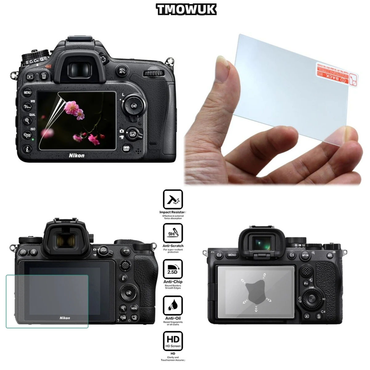 

Premium Tempered Glass Screen Protector For Sony A7II A7III A99 A77/A7R A7 A7s Mark II III/A7M2 A7M3 A7RIII A7RII A7R2 A7R3 A7SI