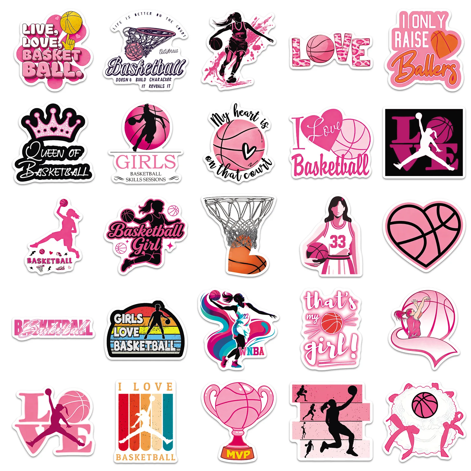 10/30/50PCS Pink Basketball St - Blister Plaster Sport recension och pris