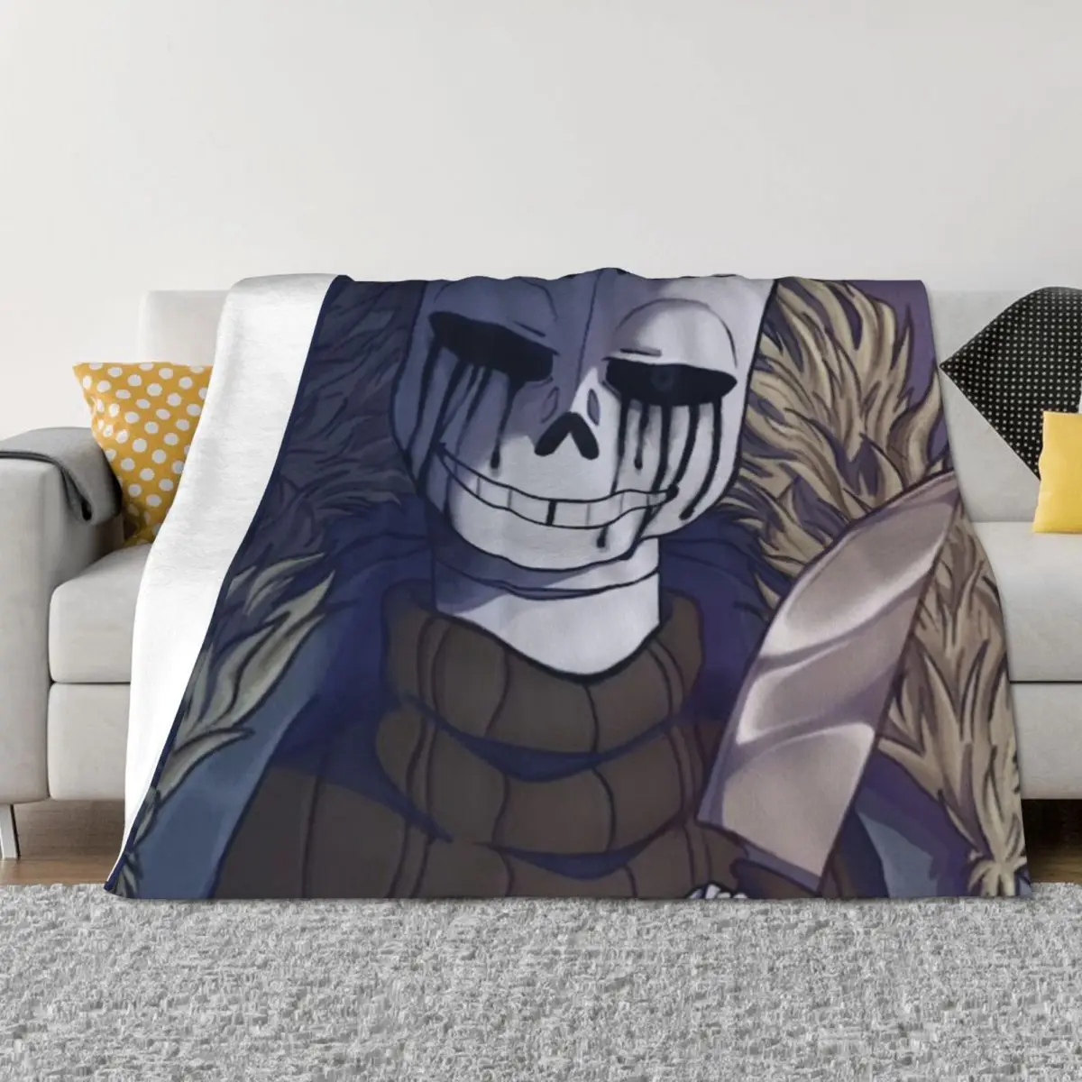 

In the Dark Throw Blanket Polar bed plaid Bed Fashionable christmas decoration Blankets