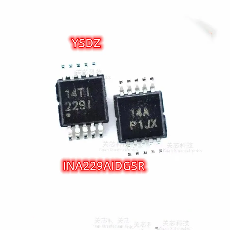 New and original 1-5PCS  INA229AIDGSR Screen printing 229 I Current detection amplifier IC CURR SENSE 1 CIRCUIT 10VSSOP