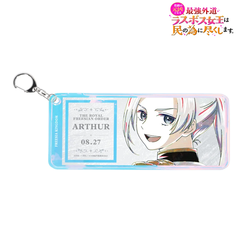 6CM Anime The Most Heretical Last Boss Queen Overlord Acrylic Keychain Ornament Accessories Goods Collection Christmas Gifts