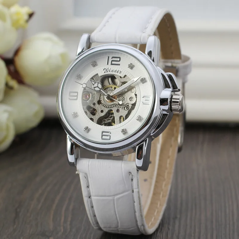 Official brand free shipping Women's Fashion Casual Small Automatic Mechanical Watch