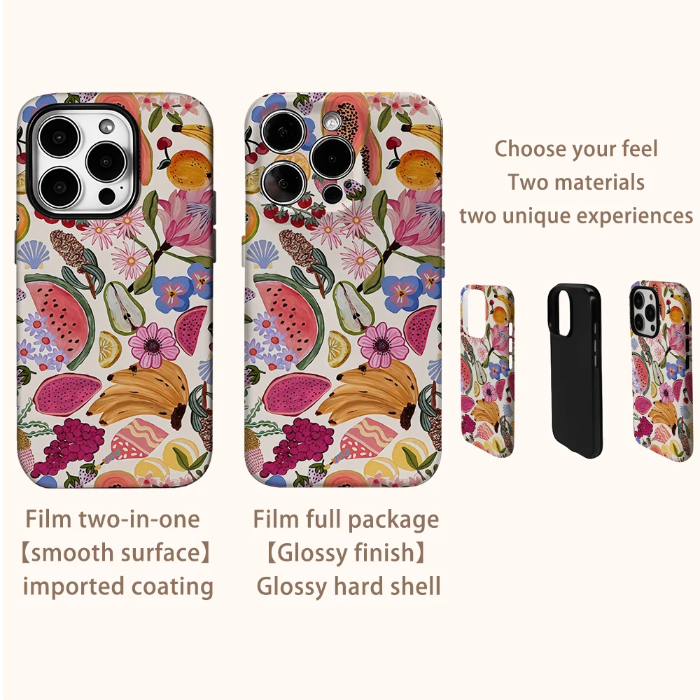 حافظة لهاتف آيفون 16 15 14 13 12 11 X XS XR XSMAX 7 8 Pro Max Plus غطاء خلفي مزدوج الطبقة