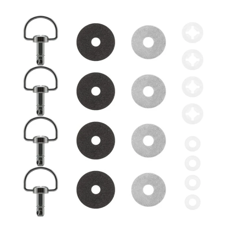 14mm/19mm Motorcycle Accessories Fairing Fasteners Set Quick Release D-rings 1/4 Turn Rivet For Motorbike