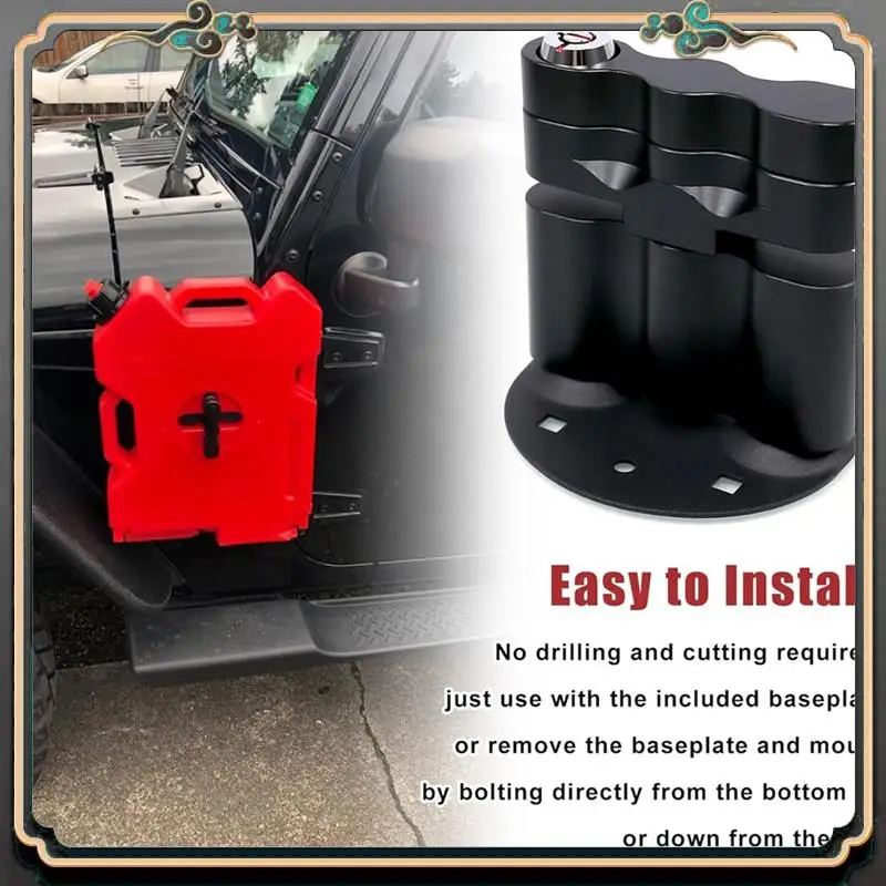 

M45K-Pack Mount Lock, Крепление блока с опорной пластиной и 2 ключами, для топливного пакета, контейнера для воды, ящика для хранения