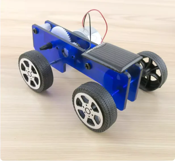 Giocattolo di divulgazione scientifica Q1 per auto ad energia solare, attrezzatura per attività sul palazzo dei bambini