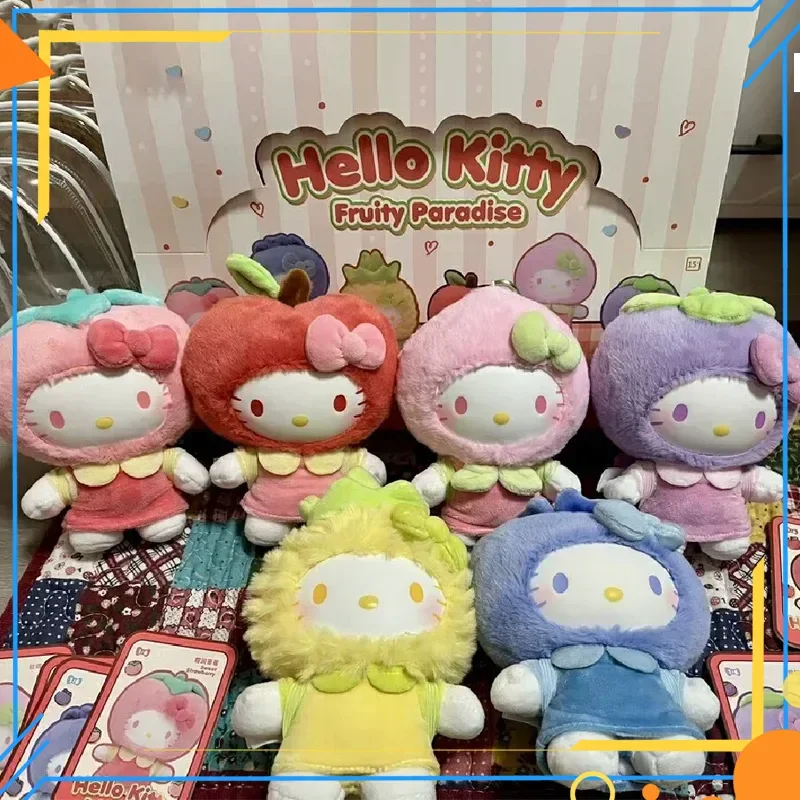 

Authentic Sanrio Blind Box Hello Kitty Fruity Amusement Park Series Blind Box Vinyl Doll Trendy Toy Handmade Toy Exquisite Gifts