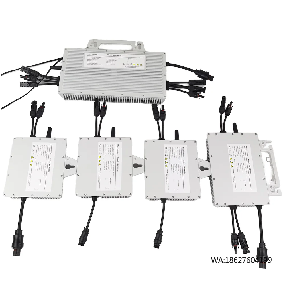 

Fastened Screws App-Controlled Household 1600W Micro Solar Inverter Aluminum Alloy 50/60Hz IP67 Waterproof 15 Year Warranty