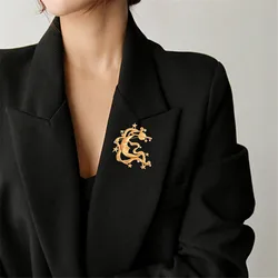 2023 Popular fashion women's exaggerated geometric abstract brooch jewelry gifts